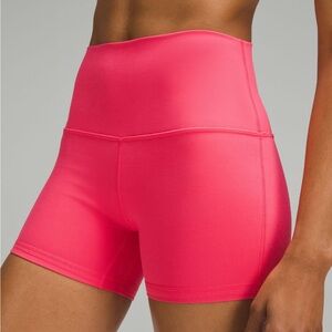 Lululemon align high rise short 4 inch glaze pink